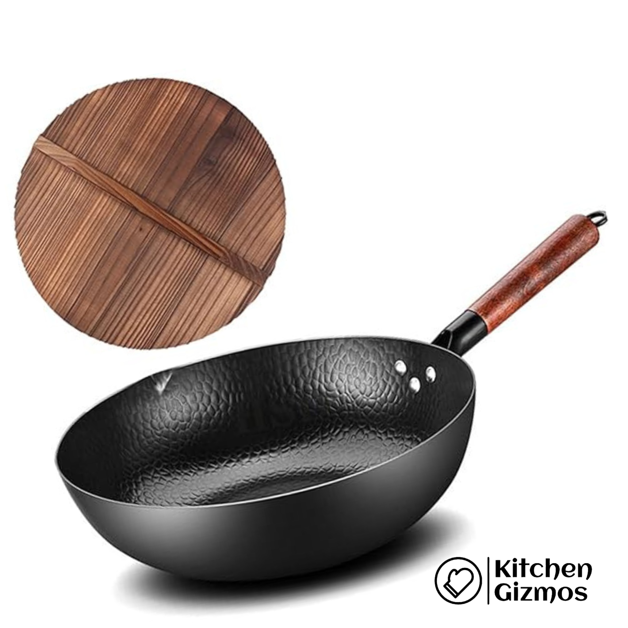 carbon steel pan with lid