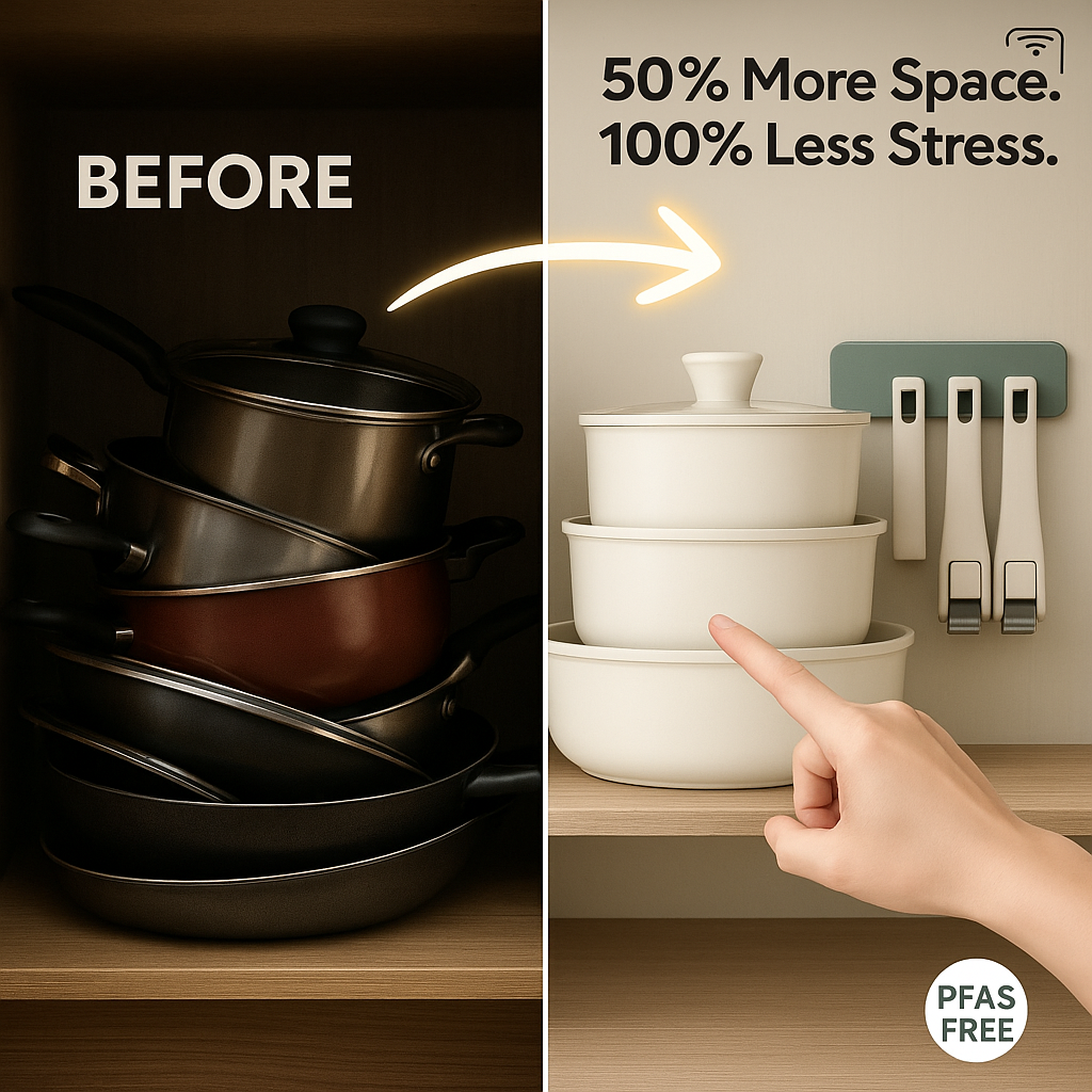 Stackable cookware set