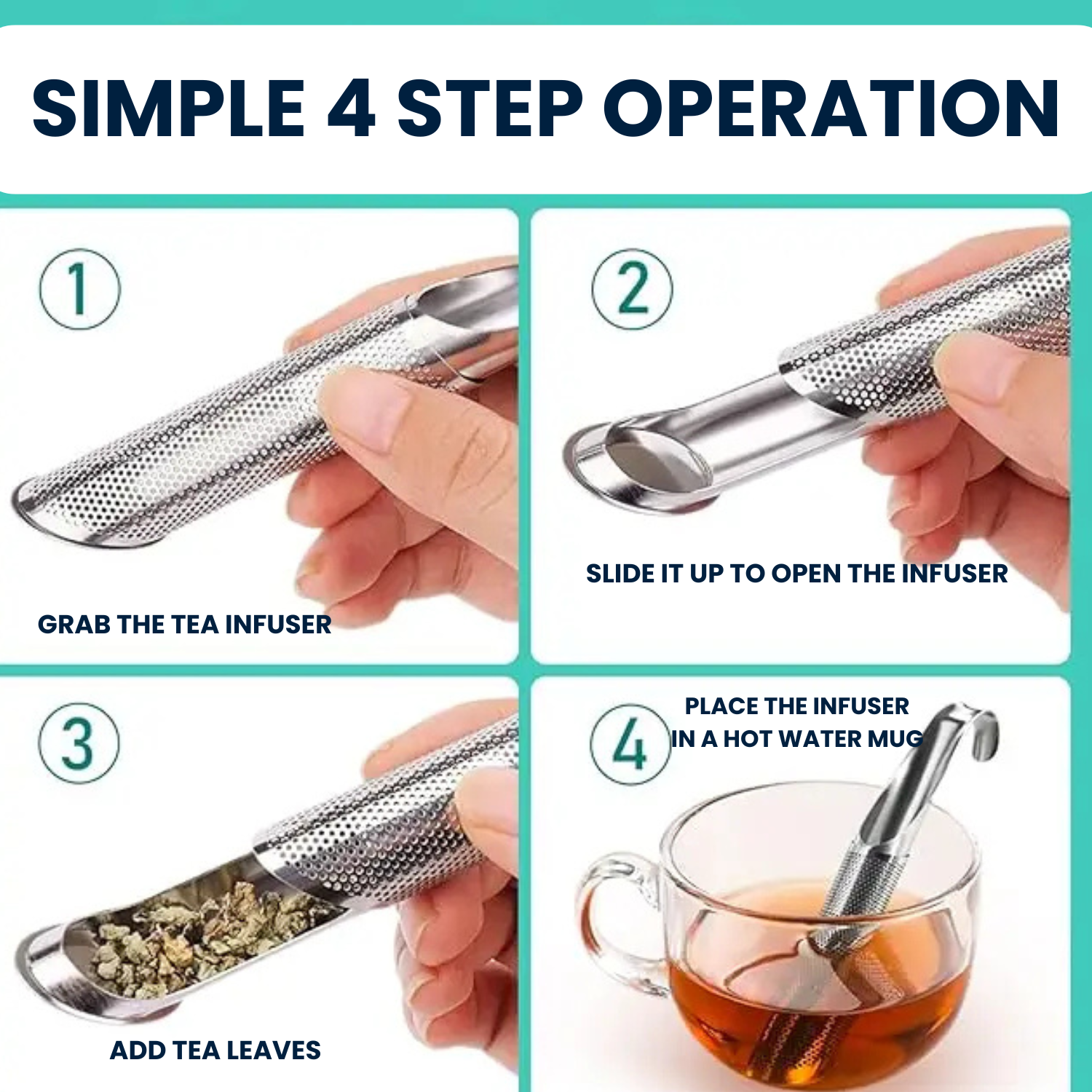 Stainless Steel Tube Tea Infuser