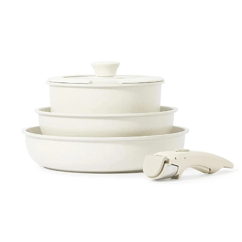 cooking pans with detachable handles