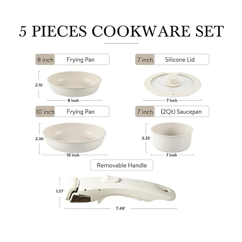pots and pans cooking set