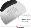 Stainless steel pastry dough pizza flour bread cutter scraper cake baking tool